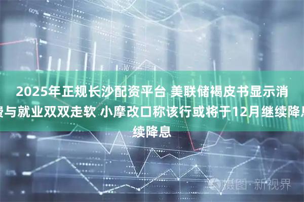 2025年正规长沙配资平台 美联储褐皮书显示消费与就业双双走软 小摩改口称该行或将于12月继续降息