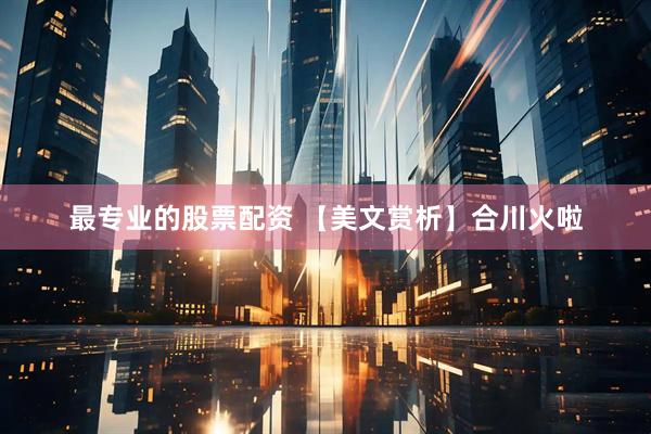 最专业的股票配资 【美文赏析】合川火啦